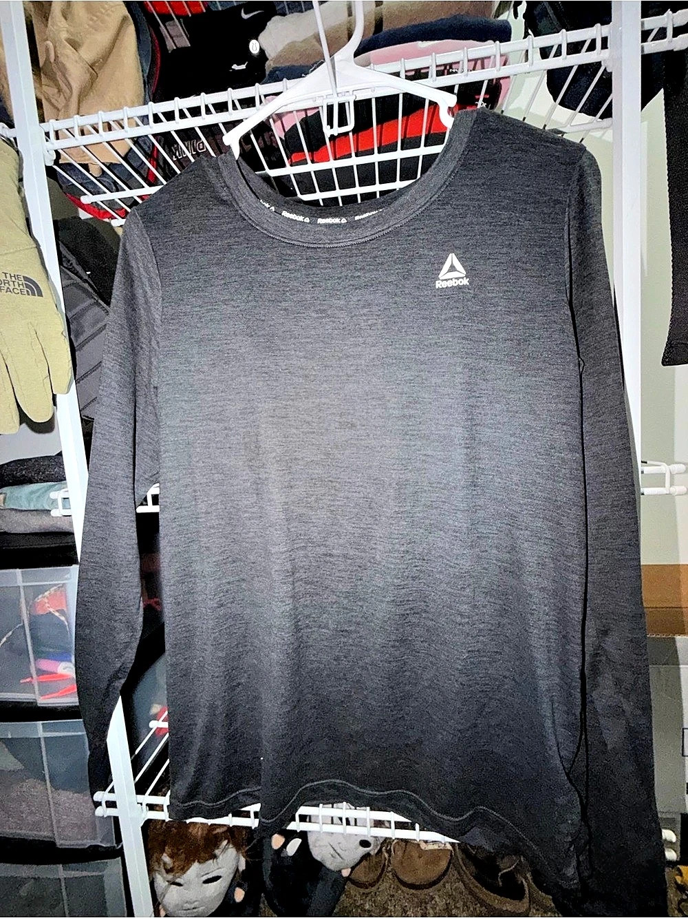 Reebok Men's Long Sleeve Performance Tee Long Sleeve Performance Tee Black